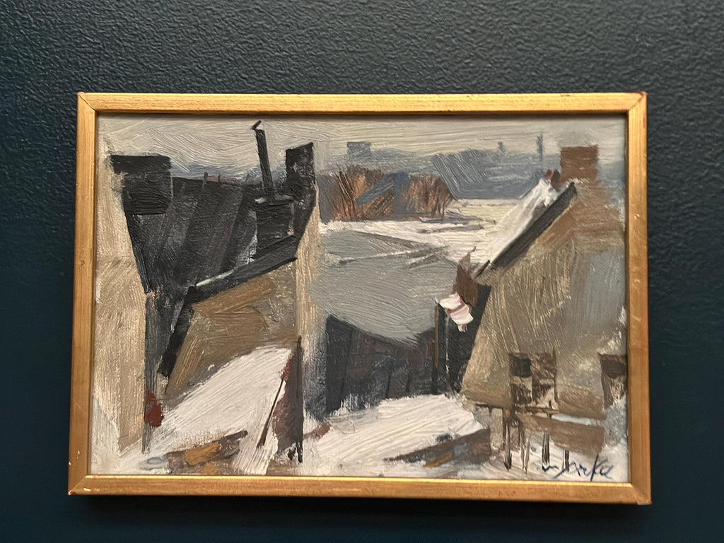 “Rooftops” by Adrian van Arkel (1924–2006)