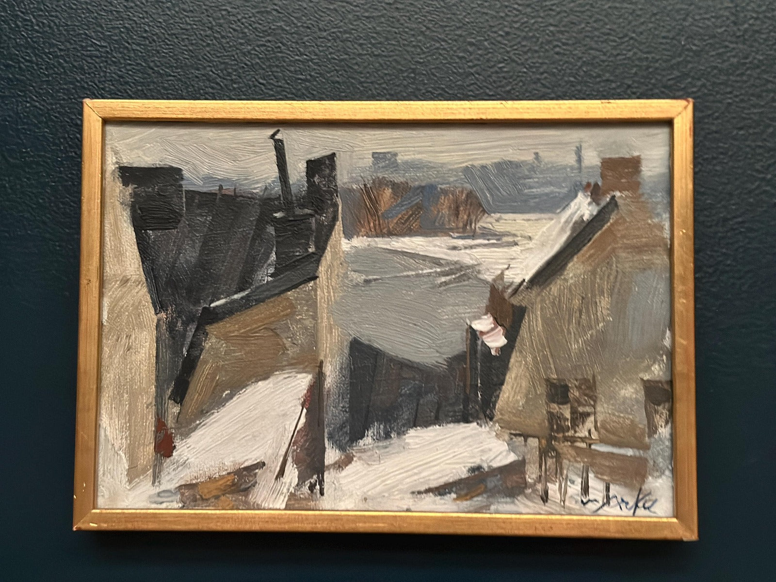 “Rooftops” by Adrian van Arkel (1924–2006)