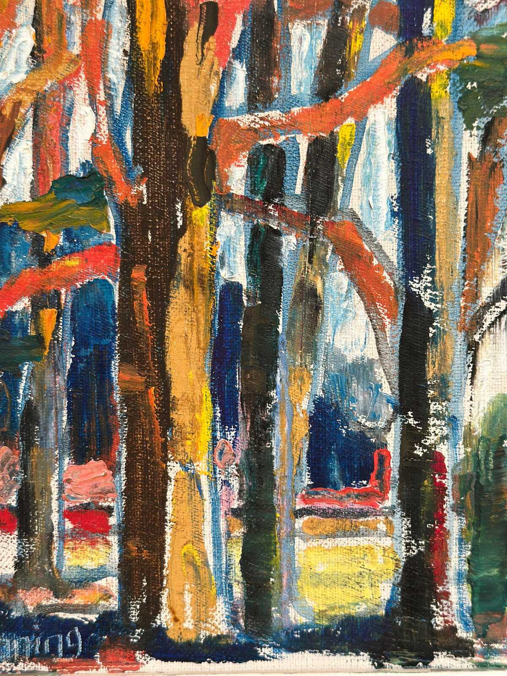 "Tree Trunks" by Wilhelm Henning