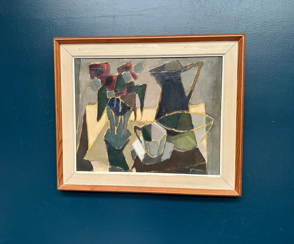 “Cubist Still Life” by Sven Johansson (1916–1990)