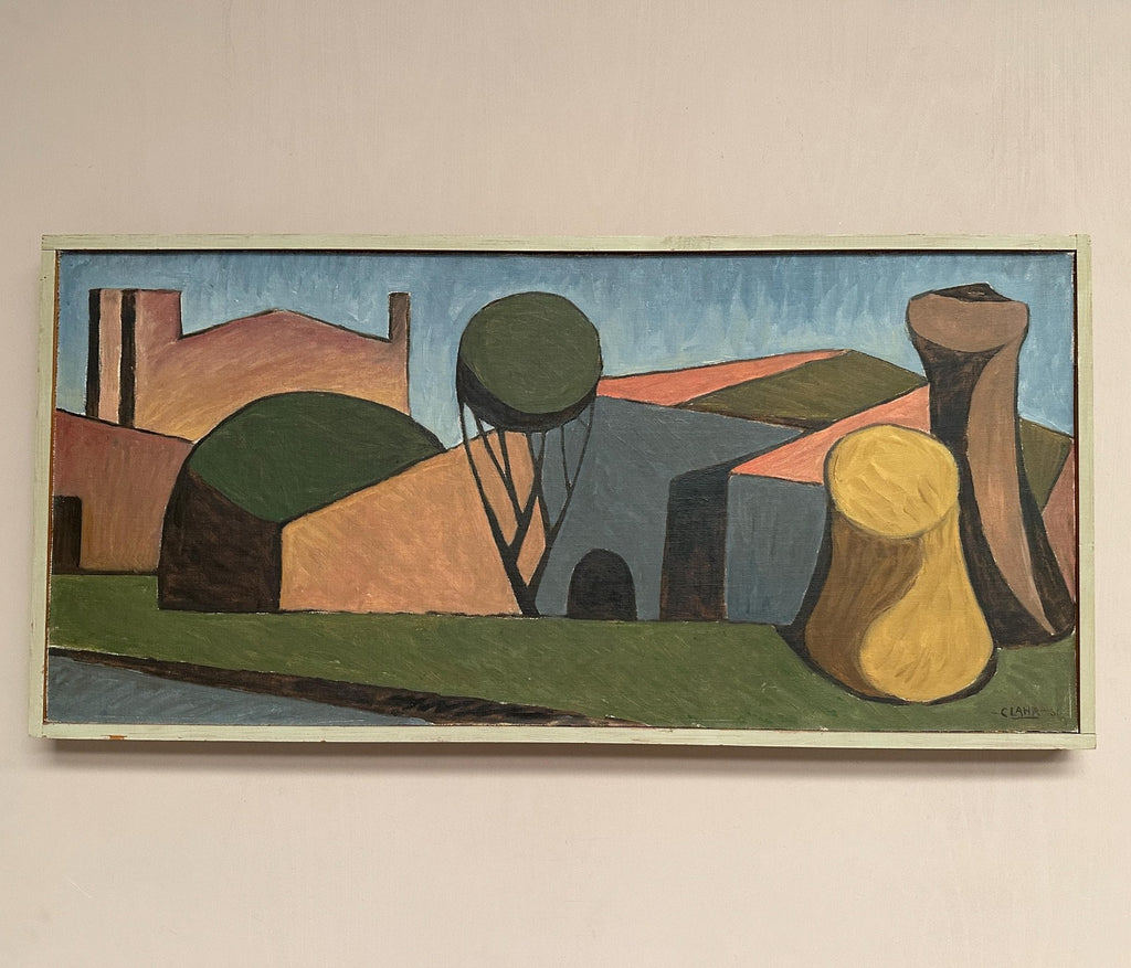 "Spansk By" by Emil Clahr (1905–1983)