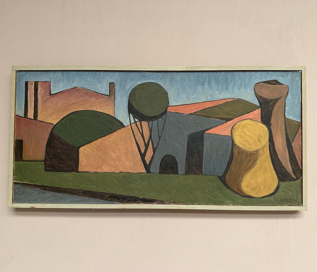 "Spansk By" by Emil Clahr (1905–1983)