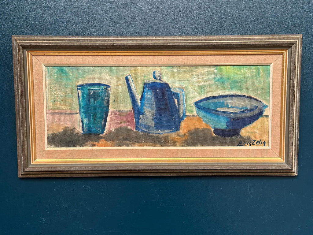 “Kattle Bowl and Glass” by Louis Zelig
