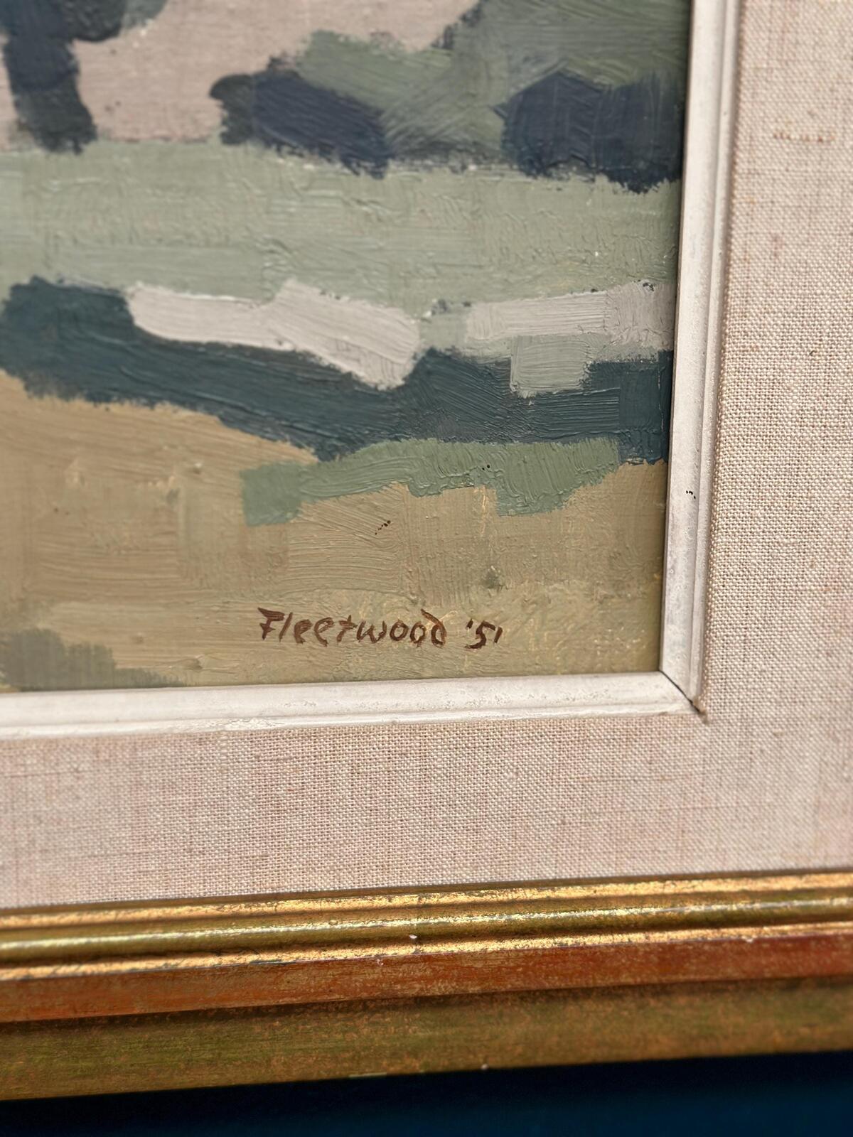 “Landscape” by William Herbert Fleetwood (1915–1993) – 1951