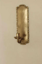 Pair Of Mid Century Style Swedish Brass Sconces by Scandia