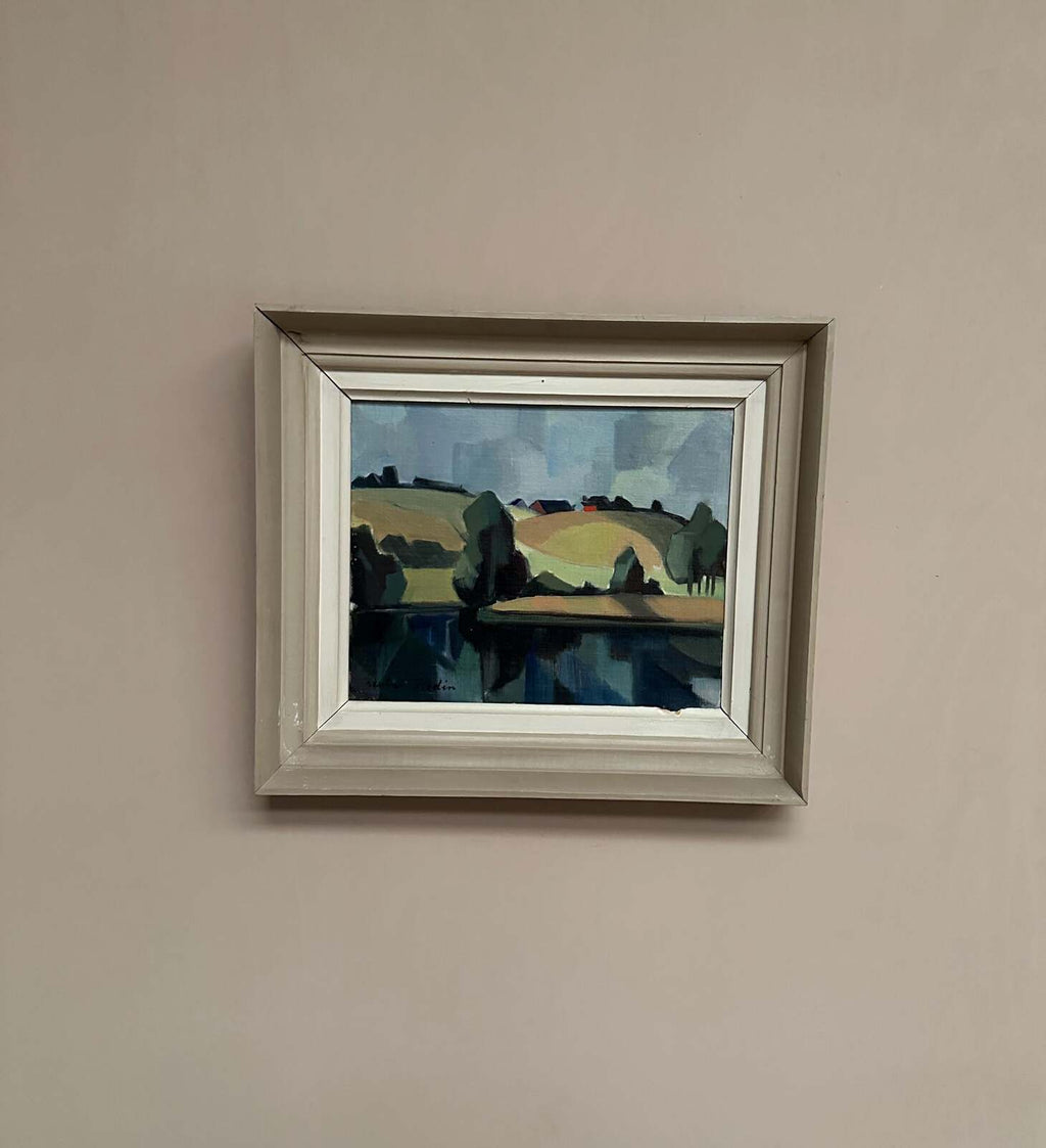 “Landscape with Huts” by Ruben Hedin