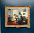“Woman Reading” by Edith Gert