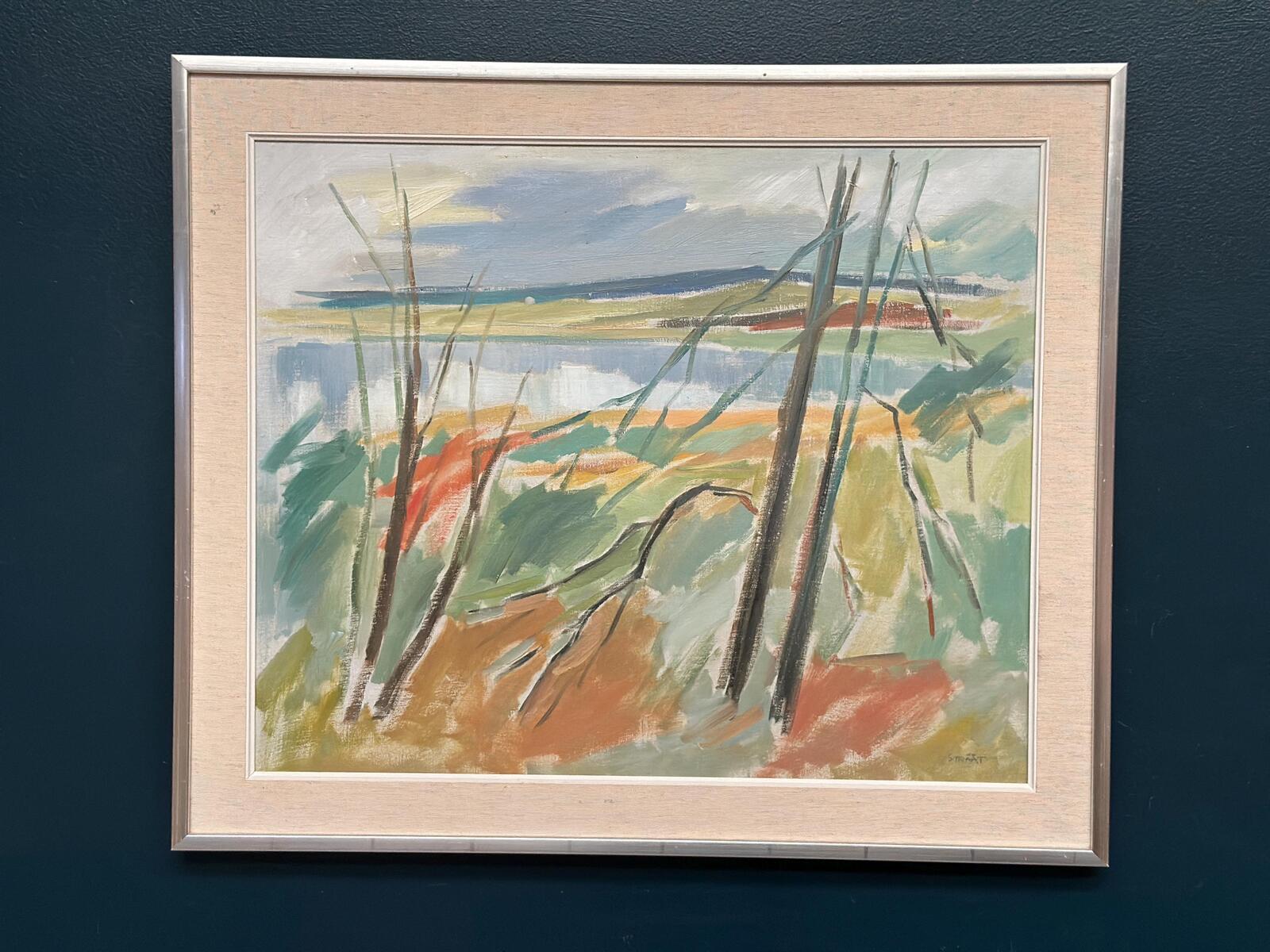 “Landscape” by Birger Strååt (1914–2008)