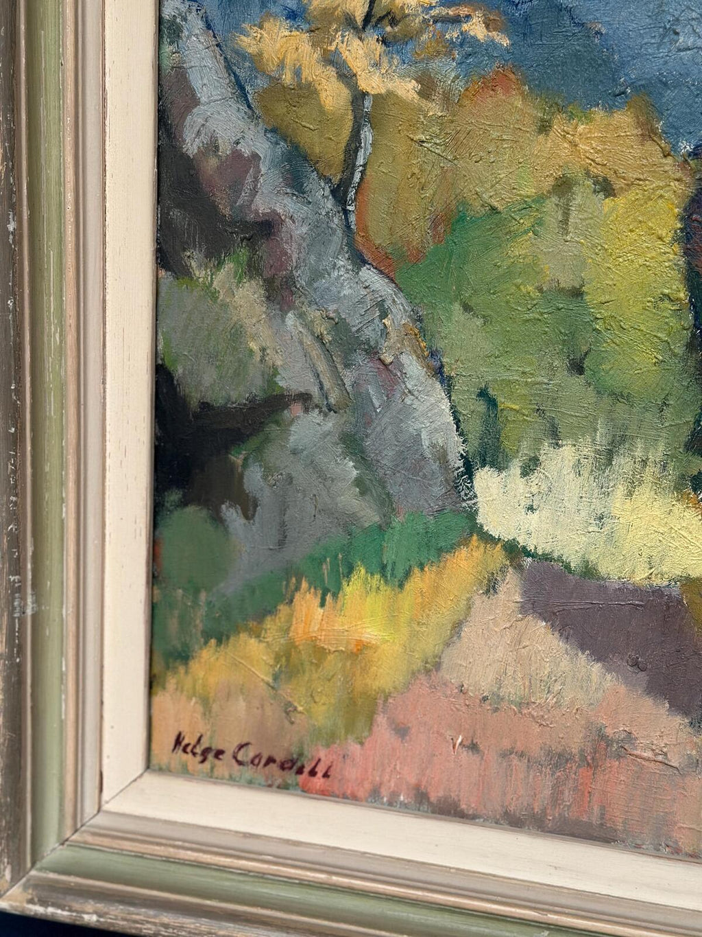 Höstmotiv från Koön By Helge Cardell