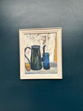 “Still Life with Jug and Blue Glass”