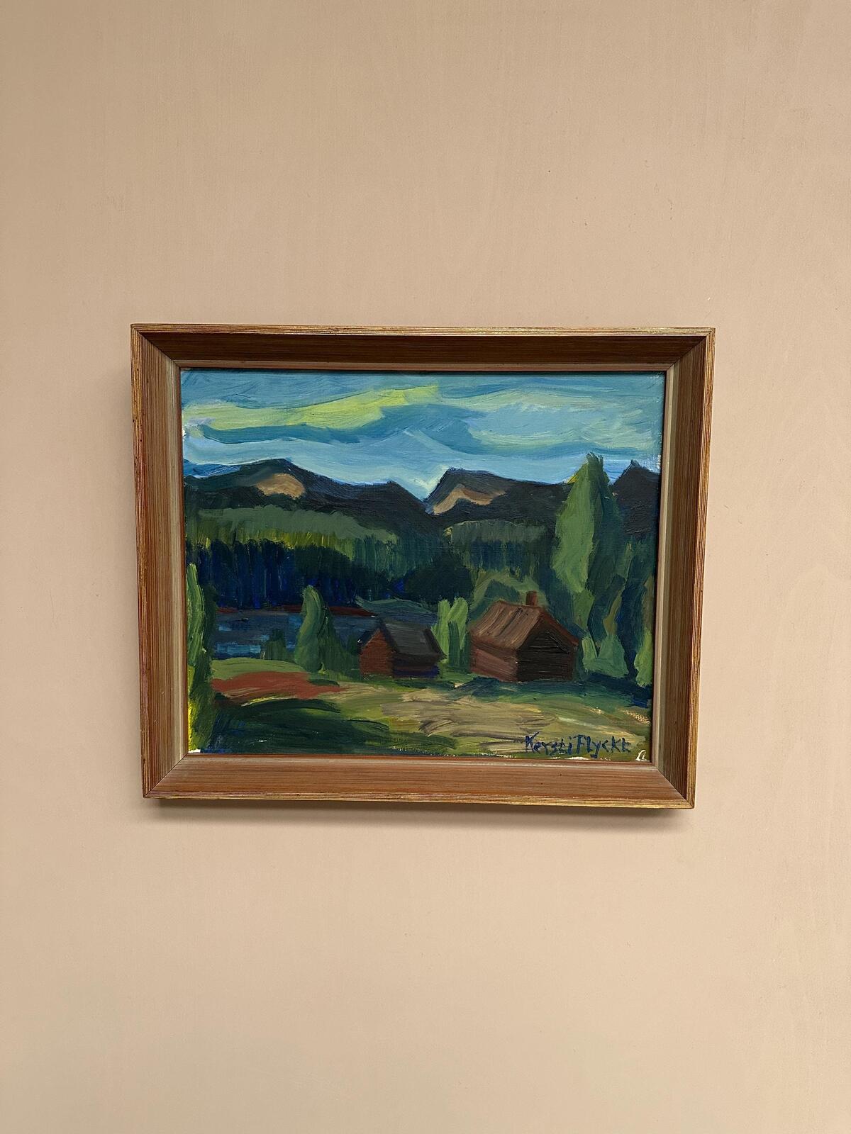 Mountain Landscape by Kerstin Flyckt