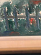 “Landskap med hus” by Kai Nielsen