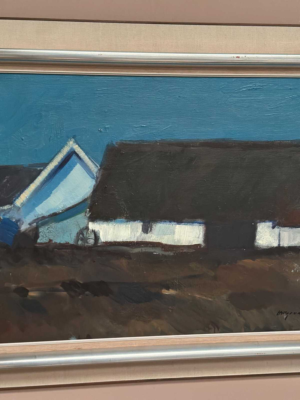 “Bondgård i landskapet” by Bengt Hillgrund