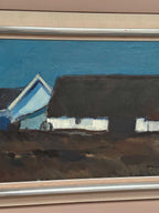 “Bondgård i landskapet” by Bengt Hillgrund