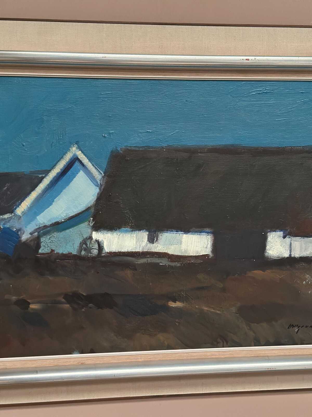 “Bondgård i landskapet” by Bengt Hillgrund