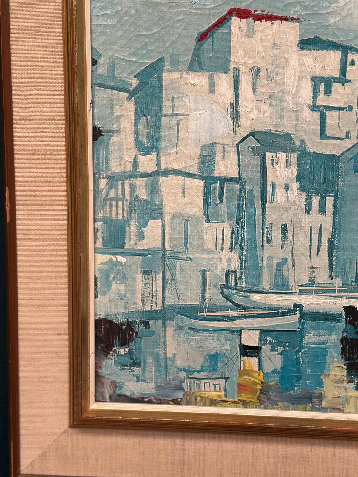 “Harbor Scene” by Costa