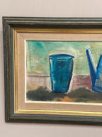 “Kattle Bowl and Glass” by Louis Zelig