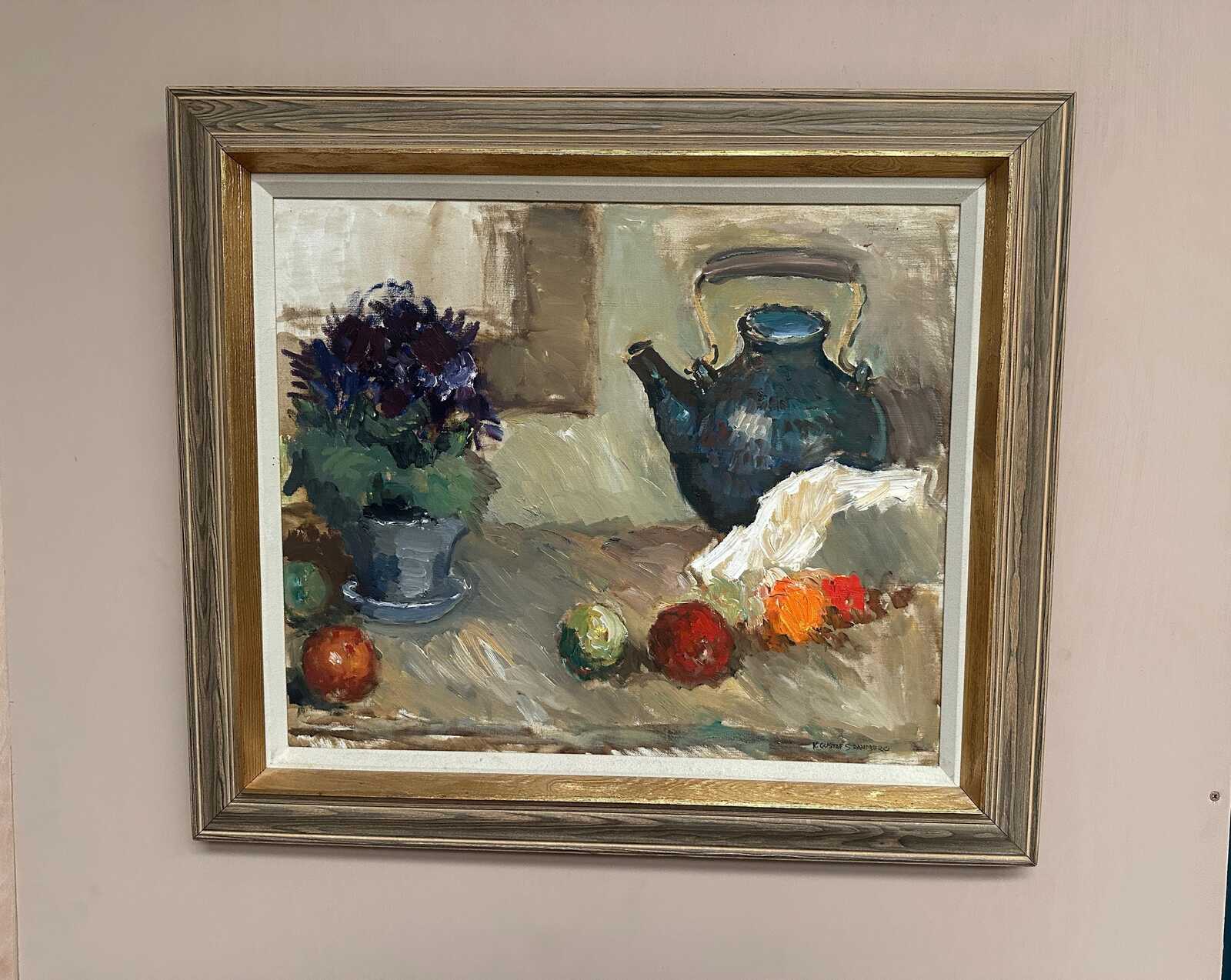 “Still Life with Kettle” by Karl Gustav Strandberg