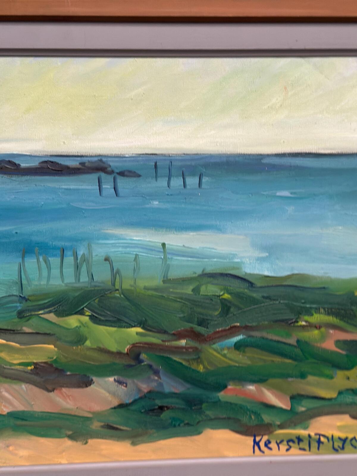 “Coastal Landscape” by Kersti Flyckt (1925–2009)