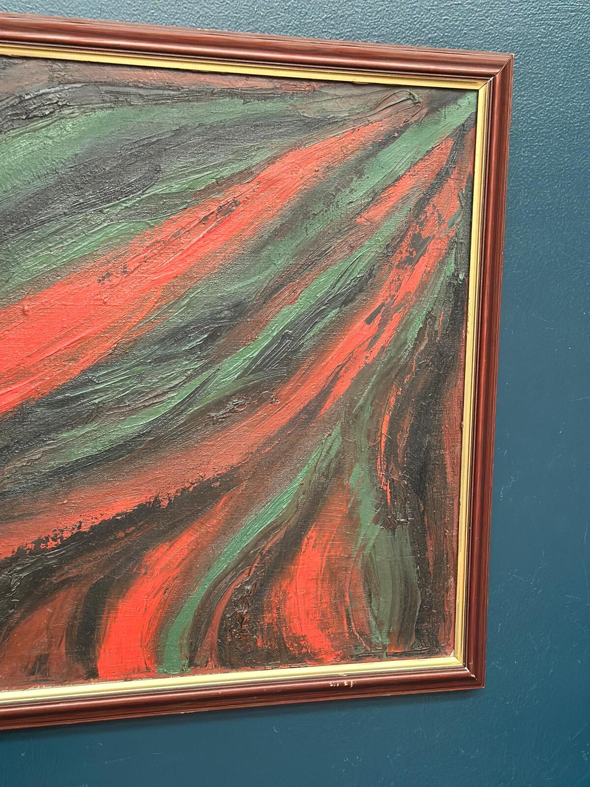 Abstract Expressionist Composition