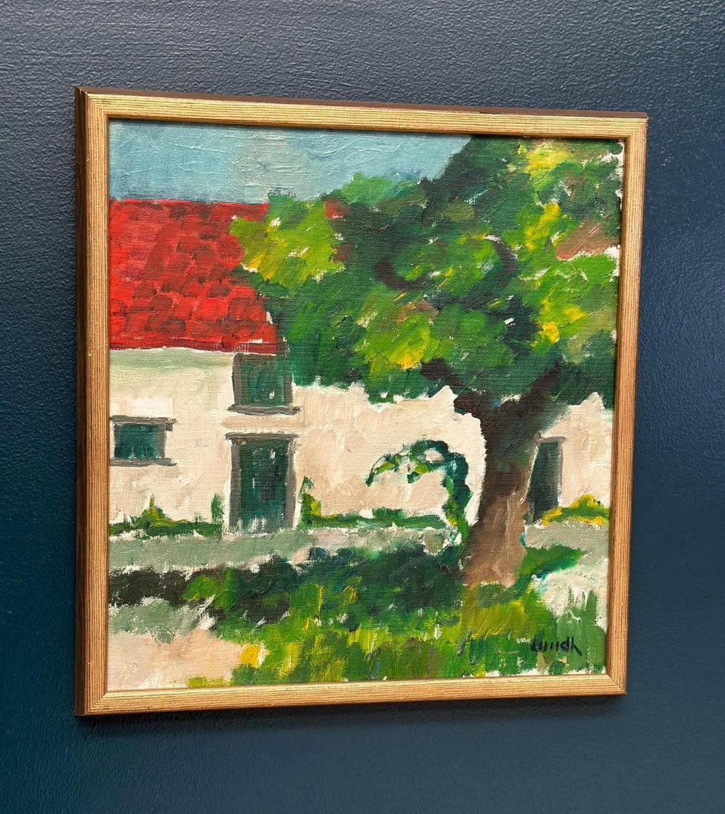 “Tree by House” by Karl Bertil Lundh