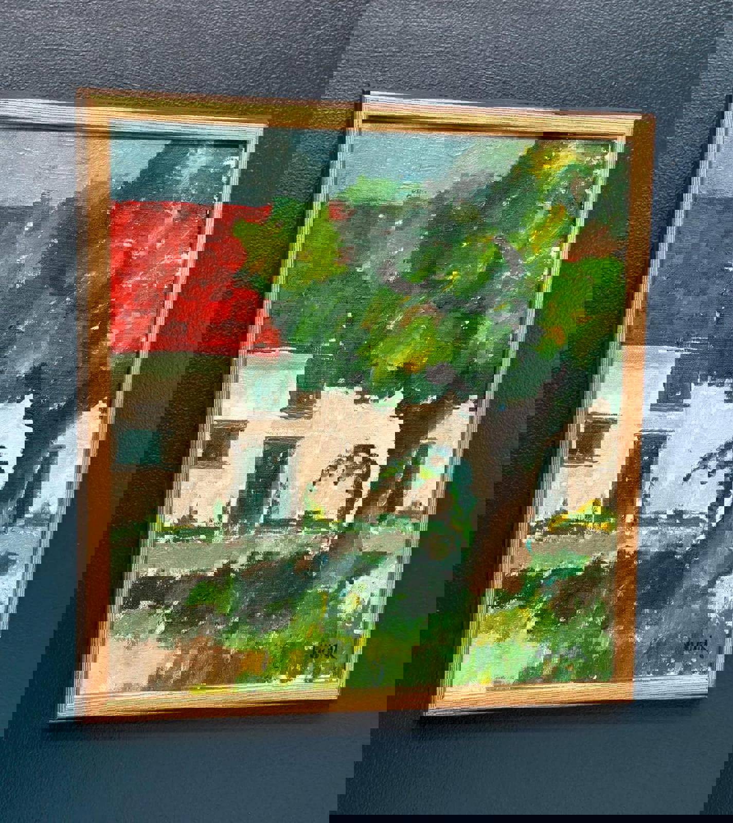 “Tree by House” by Karl Bertil Lundh