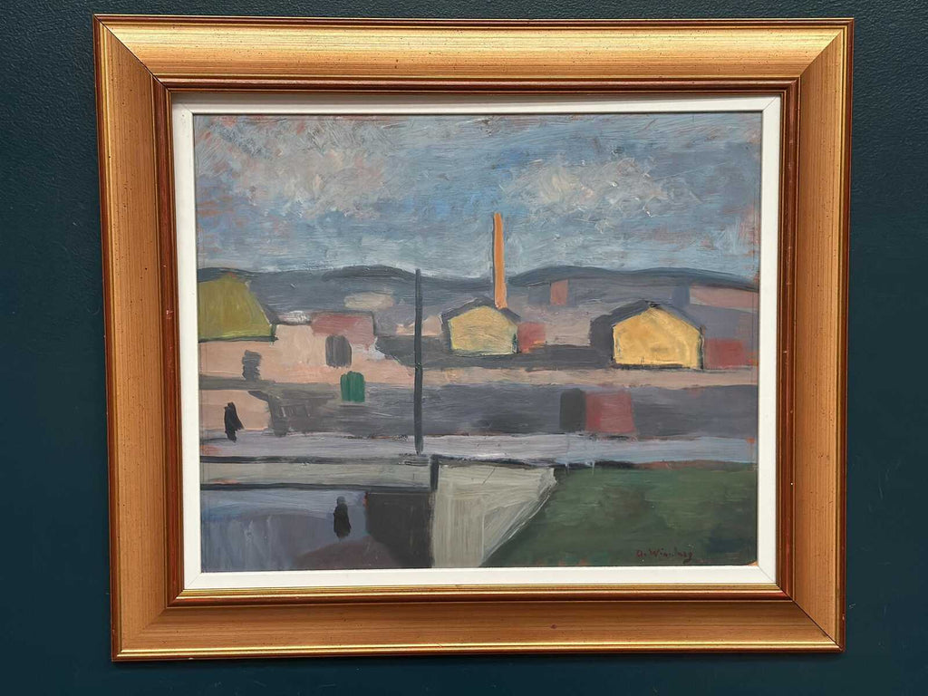 “Buildings and Chimney” by Åke Winnberg