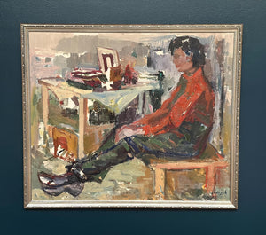 “Figure Composition” by Jerzy Luczak-Szewczyk)