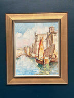 “Motif with Boats” by Knut Norman