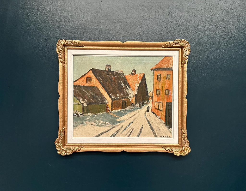 Townscape” by Harriet H. Axéll (b. 1938, Ljungby)