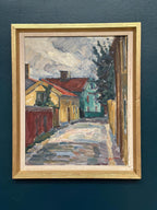 “Street with Houses” by Jan Hatvani