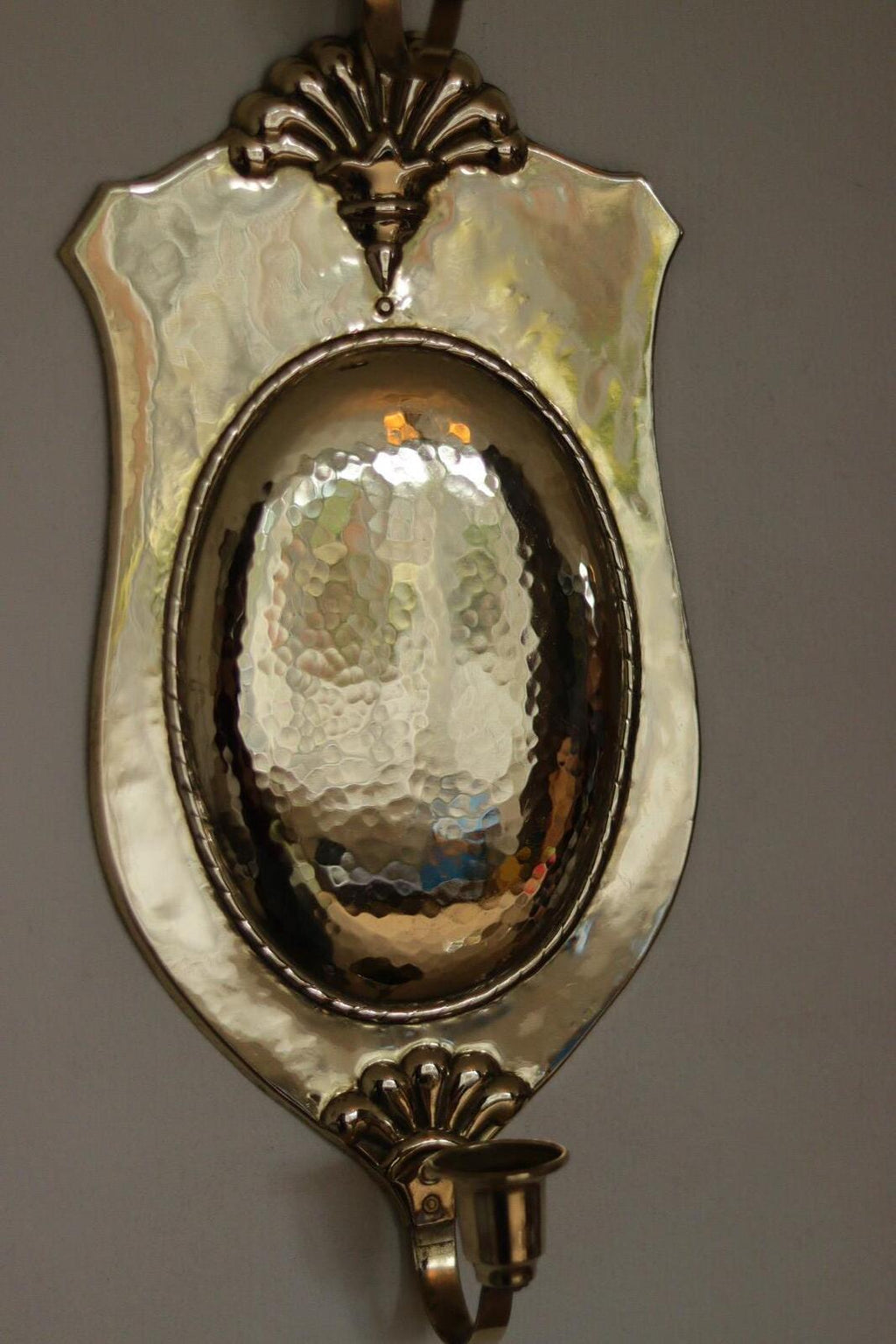 Pair Of Mid Century Swedish Brass Sconces