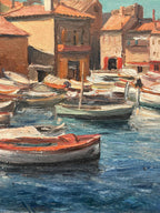 “Boats in the Harbor” by Ellis Wallin