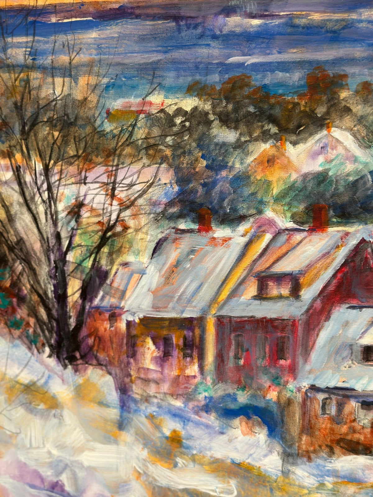 “Snow‑Covered Coastline” by Alex Hansen