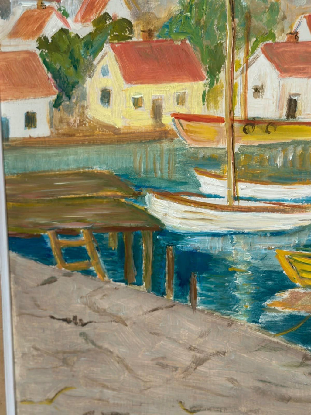 “Coastal Village” by Tage Nillson