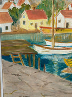 “Coastal Village” by Tage Nillson