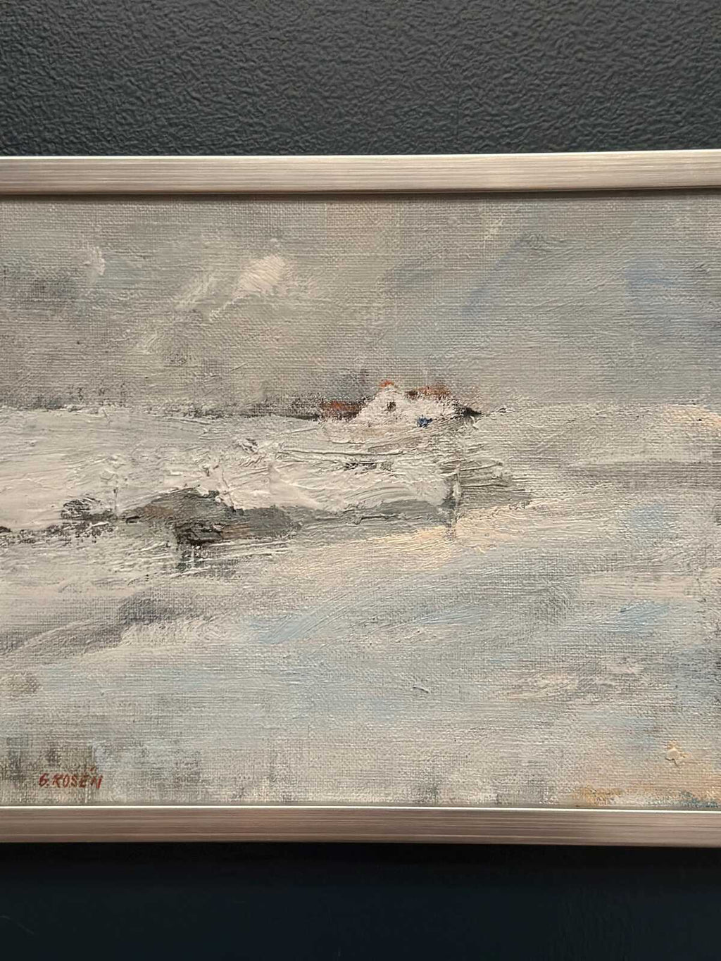 “Sea Motif with House” by G. Rosén