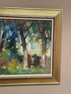 “Neighbor’s House” by Pia Hesselmark‑Campbell
