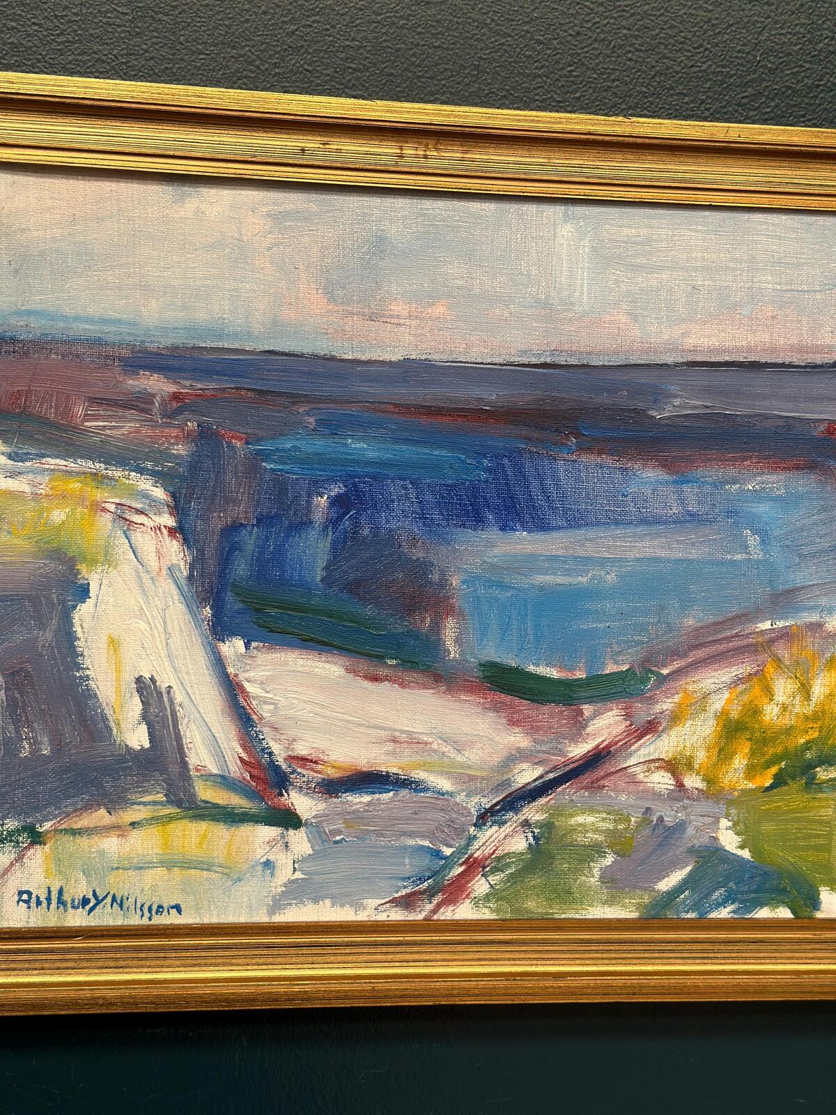 “Coastal Landscape” by Arthur Y. Nilsson