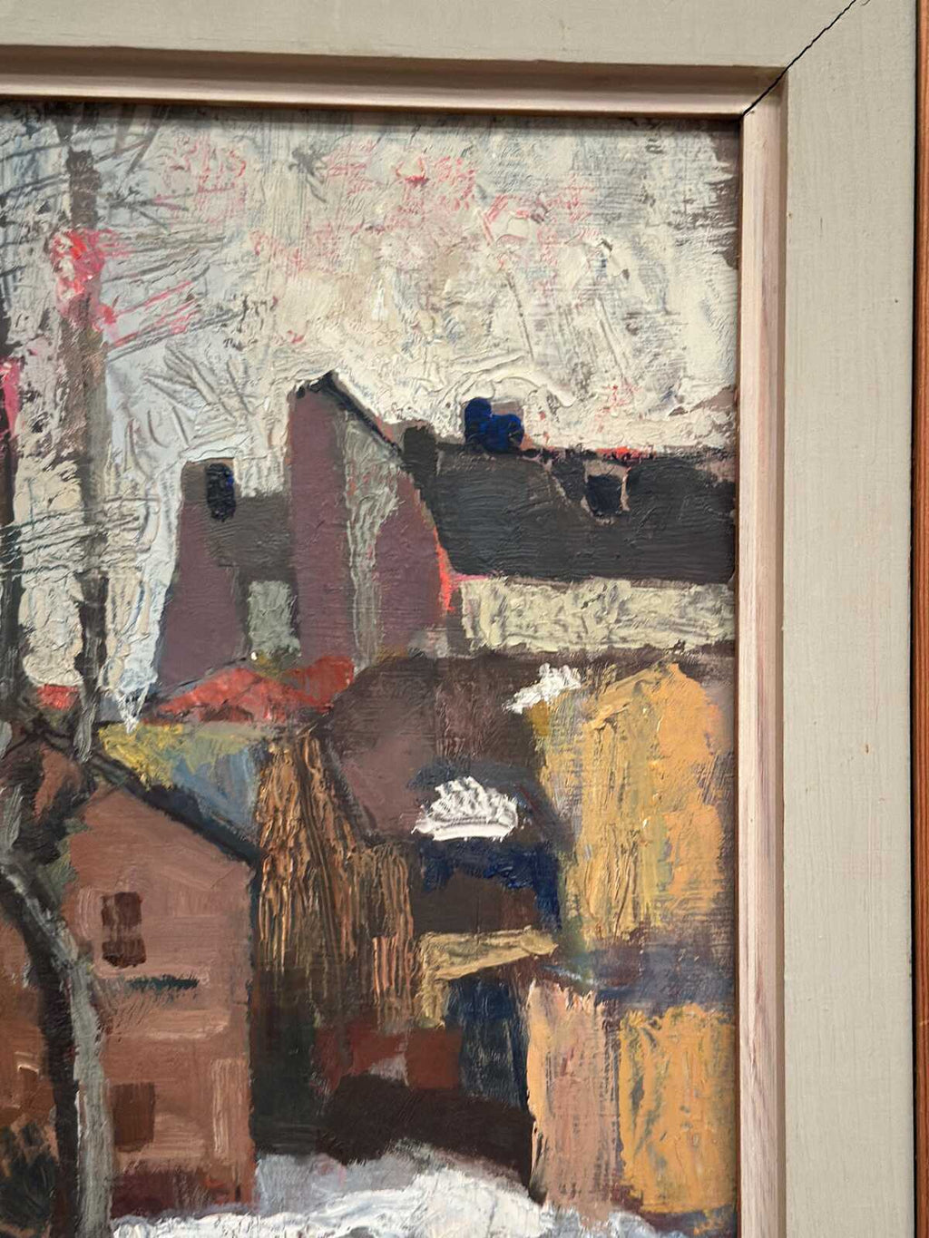 “Cityscape with Snow” by Henry Larsson