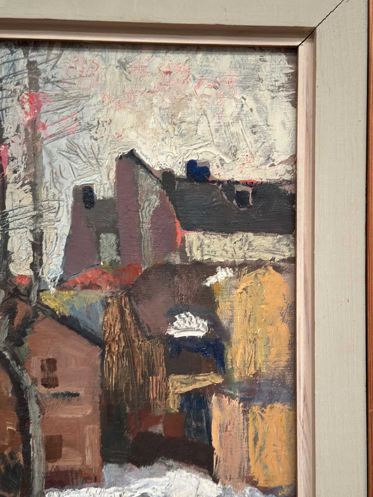 “Cityscape with Snow” by Henry Larsson