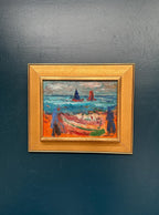 “Coastal Landscape with Fishermen and Boats” by Eric With