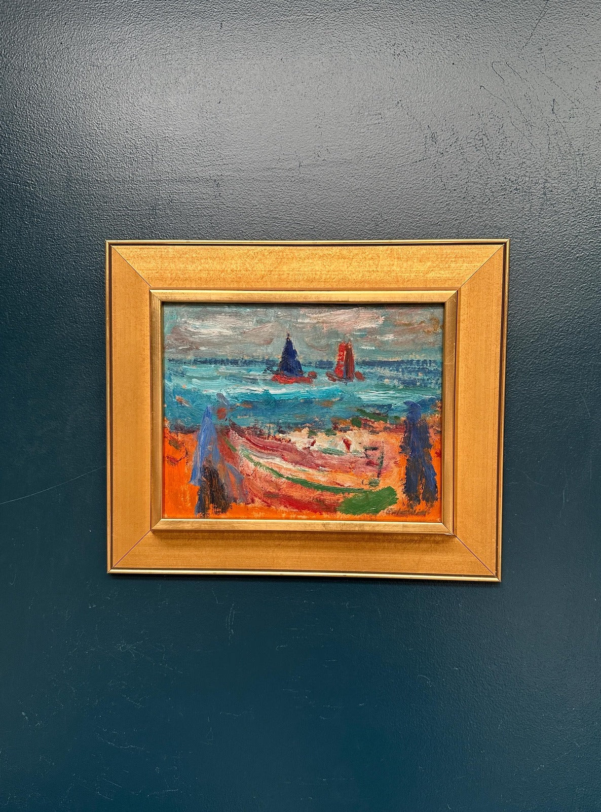 “Coastal Landscape with Fishermen and Boats” by Eric With