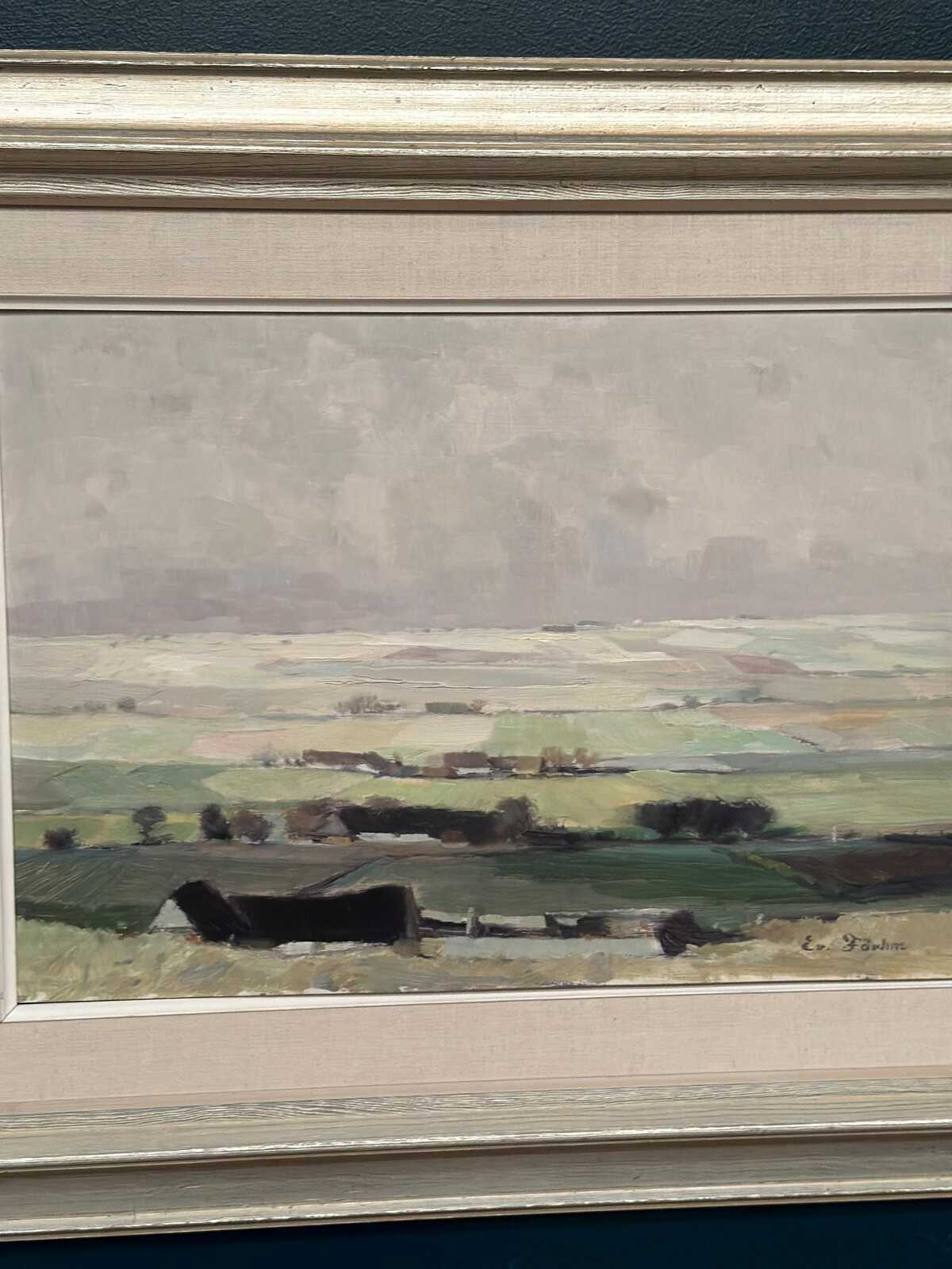 “Scanian Landscape” by Evert Färhm (1901–1971)