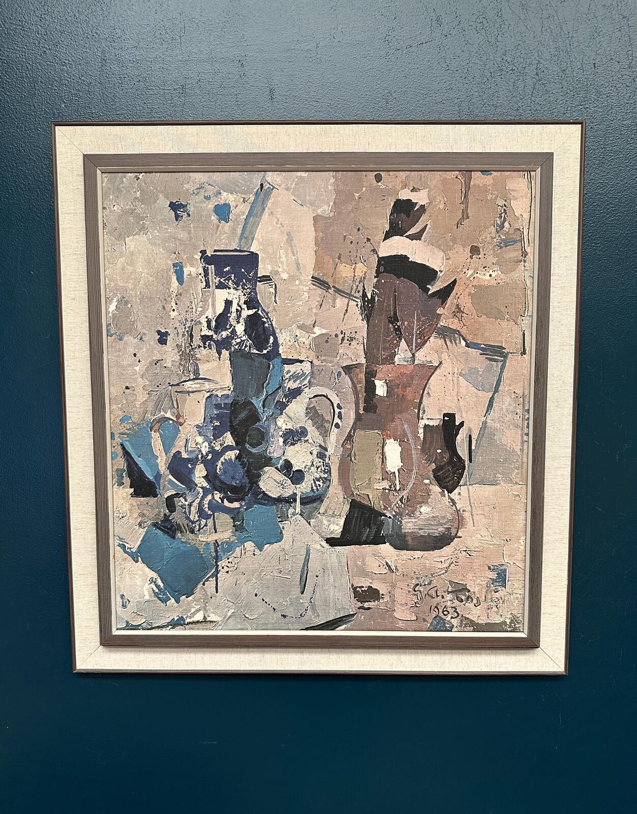 “Still Life with Blue Vase” by Gojmir Anton Kos