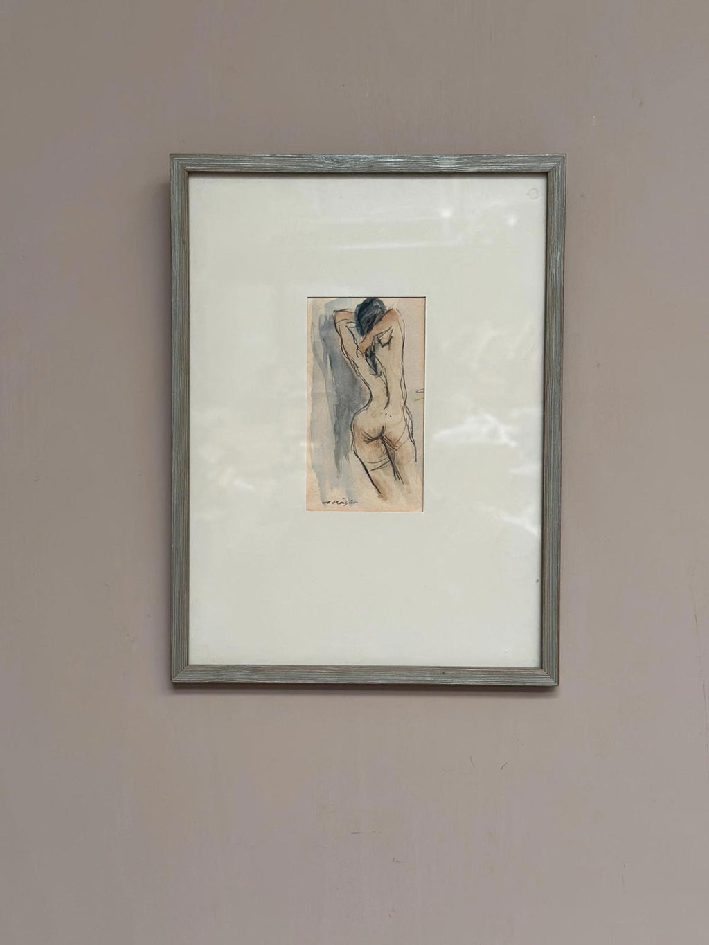 “Nude Study” by Helge W. Högbom