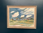 “Fiskeläge vid Skär, Fårö” by Berndt Erkéus (1908–1978)
