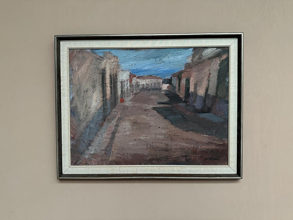 “Bygata med hus, Spanien” by Jean Ragnar