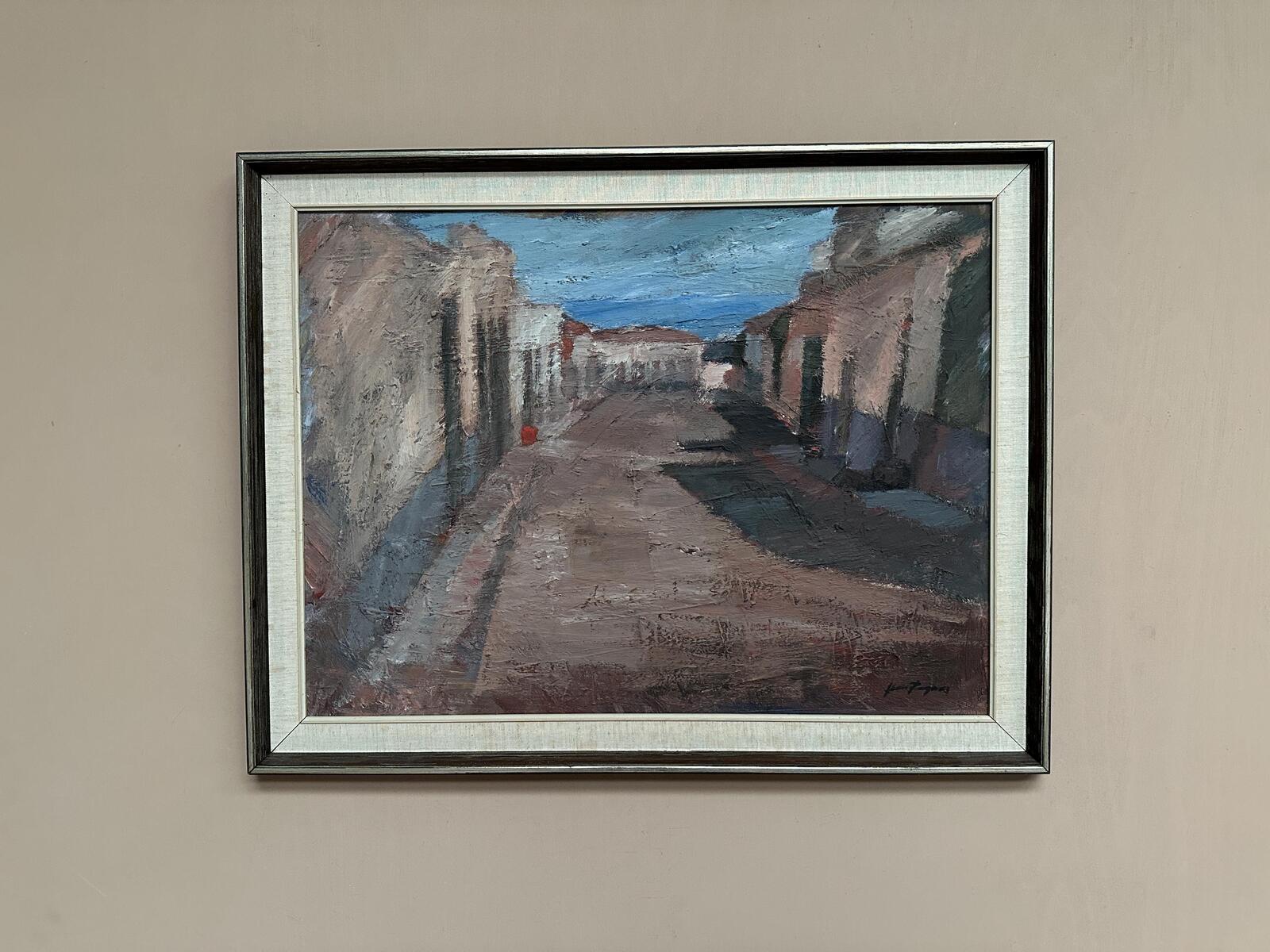 “Bygata med hus, Spanien” by Jean Ragnar