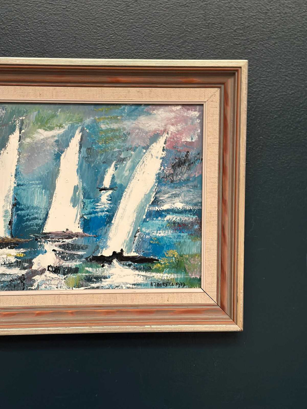 “Sailboats” by Bertil Thorell (1908–1984)